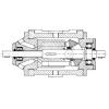 0.5 TON PROFESSIONALE cambio verticale trasmissione idraulica Jack 1/2 T 1100LB